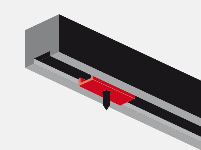 Clip di fissaggio a molla