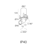 Ariel In&Out m Wall Washer